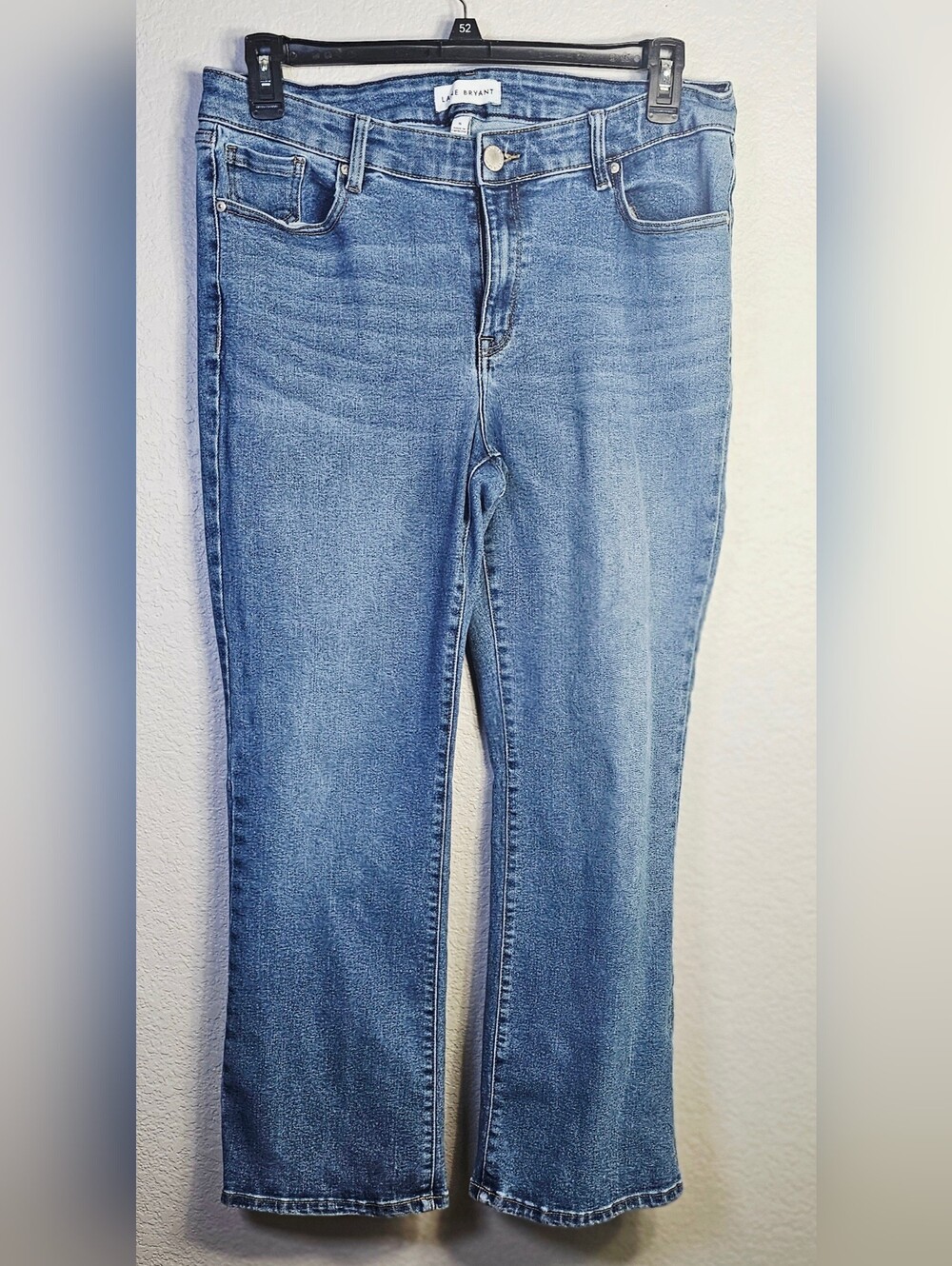 Lane Bryant Bootcut Jeans Women's Size 16 Medium Wash Stretch Denim 27" Inseam